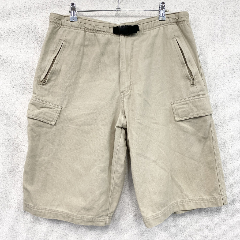90s　DA HUI　ダフイ　ハーフパンツ/ショートパンツ　カーゴパンツ　ヴィンテージ　ベージュ　Lサイズ　古着