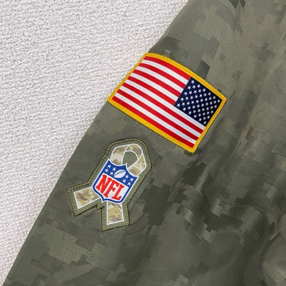 NIKE　ナイキ　NFL　CHIEFS　コーチジャケット　デジカモ　カーキ　2XLサイズ