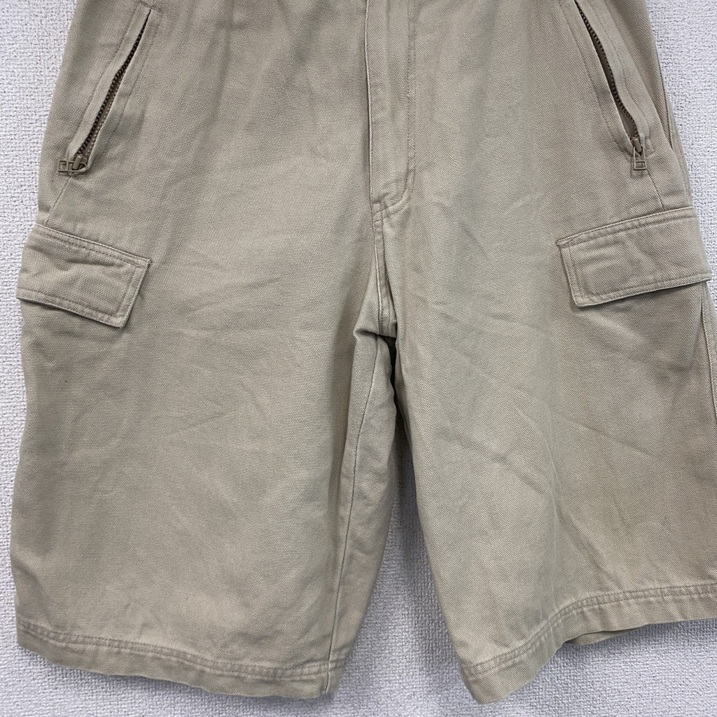 90s　DA HUI　ダフイ　ハーフパンツ/ショートパンツ　カーゴパンツ　ヴィンテージ　ベージュ　Lサイズ　古着