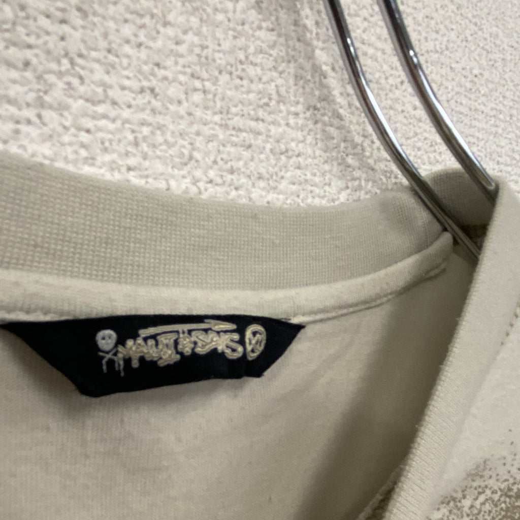Maui and Sons　マウイ アンド サンズ　半袖Tシャツ　スカル　骸骨　ベージュ　XLサイズ　古着