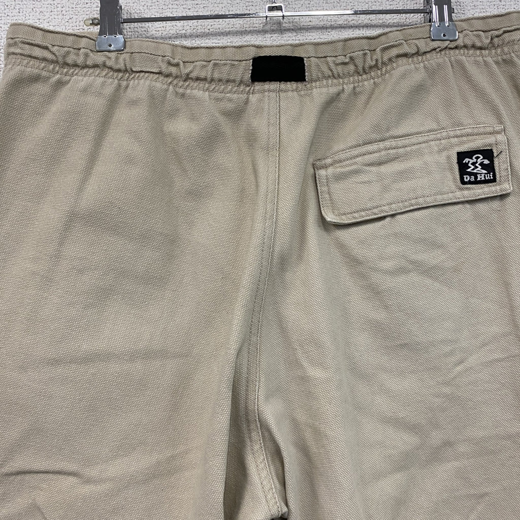90s　DA HUI　ダフイ　ハーフパンツ/ショートパンツ　カーゴパンツ　ヴィンテージ　ベージュ　Lサイズ　古着