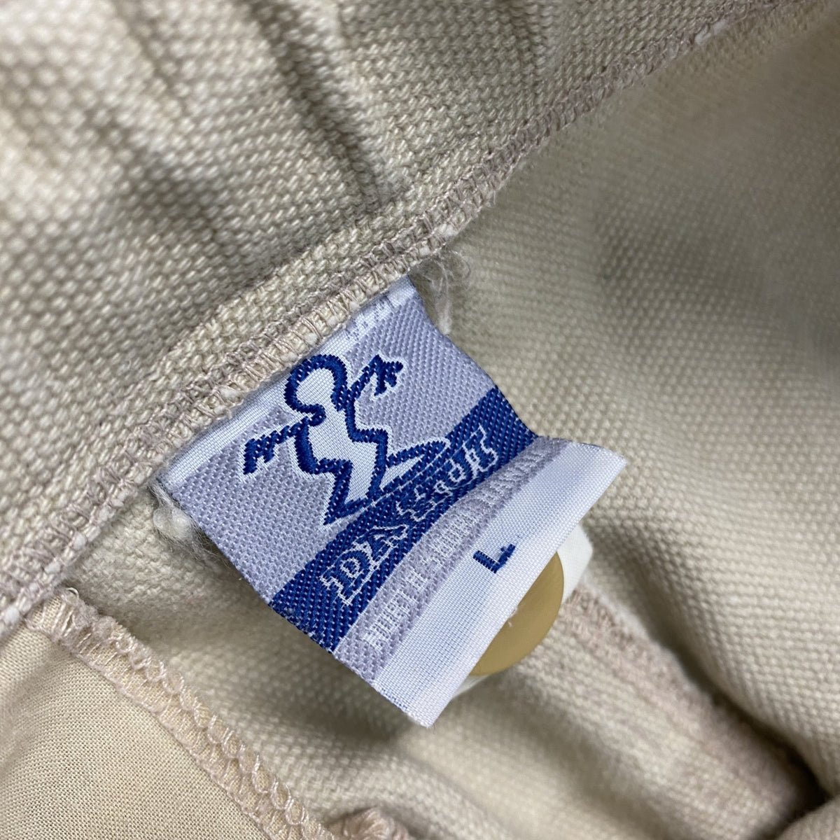90s　DA HUI　ダフイ　ハーフパンツ/ショートパンツ　カーゴパンツ　ヴィンテージ　ベージュ　Lサイズ　古着