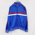 ～00s　ellesse　エレッセ　トラックジャケット/ジャージ　ヴィンテージ　青　ブルー　Sサイズ　古着