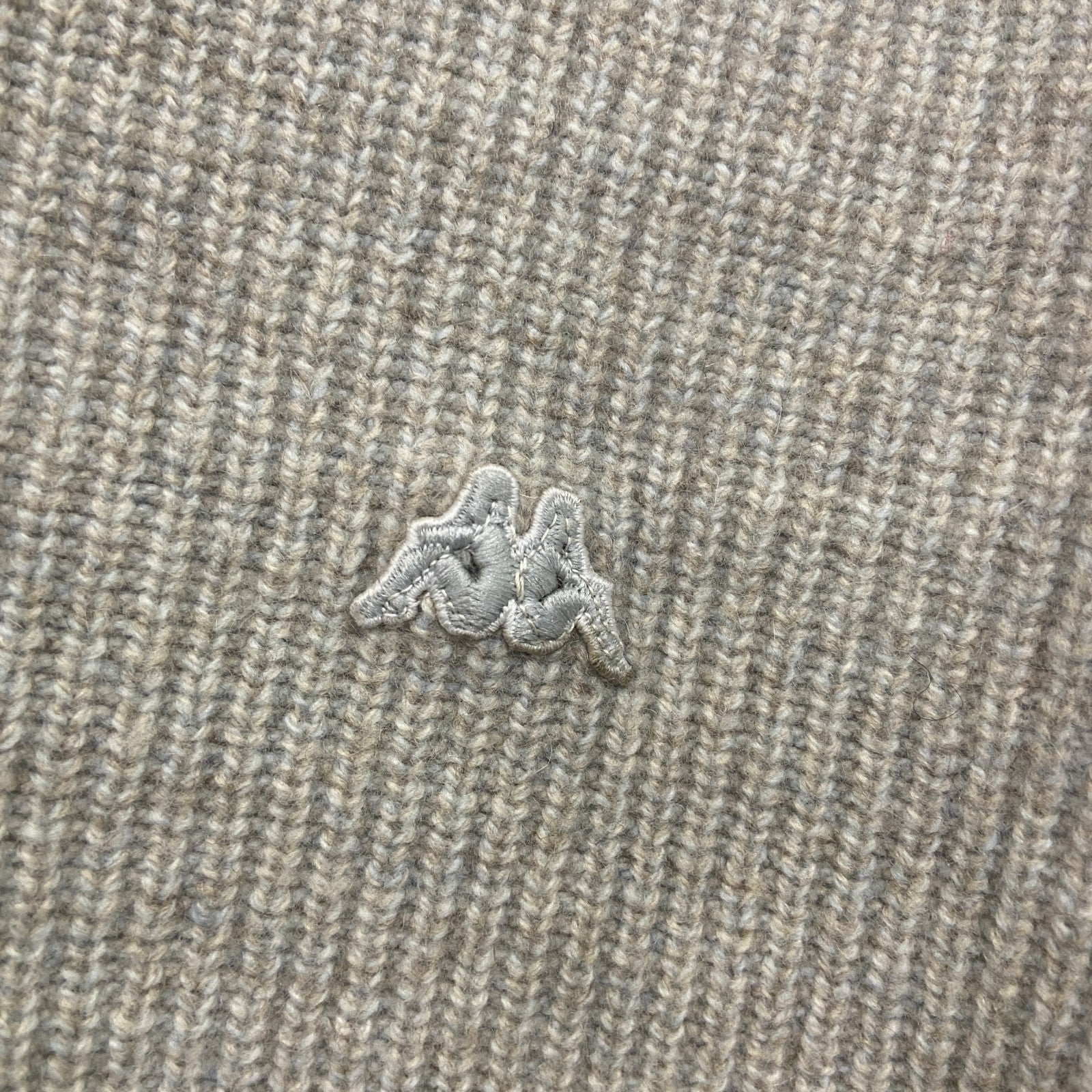 90s　ROBE DI KAPPA　カッパ　ニットセーター　ヴィンテージ　ベージュ　2XLサイズ　古着