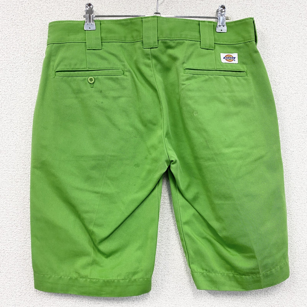 Dickies　ディッキーズ　ワークショートパンツ　ハーフパンツ/ショートパンツ　黄緑　ライトグリーン　古着