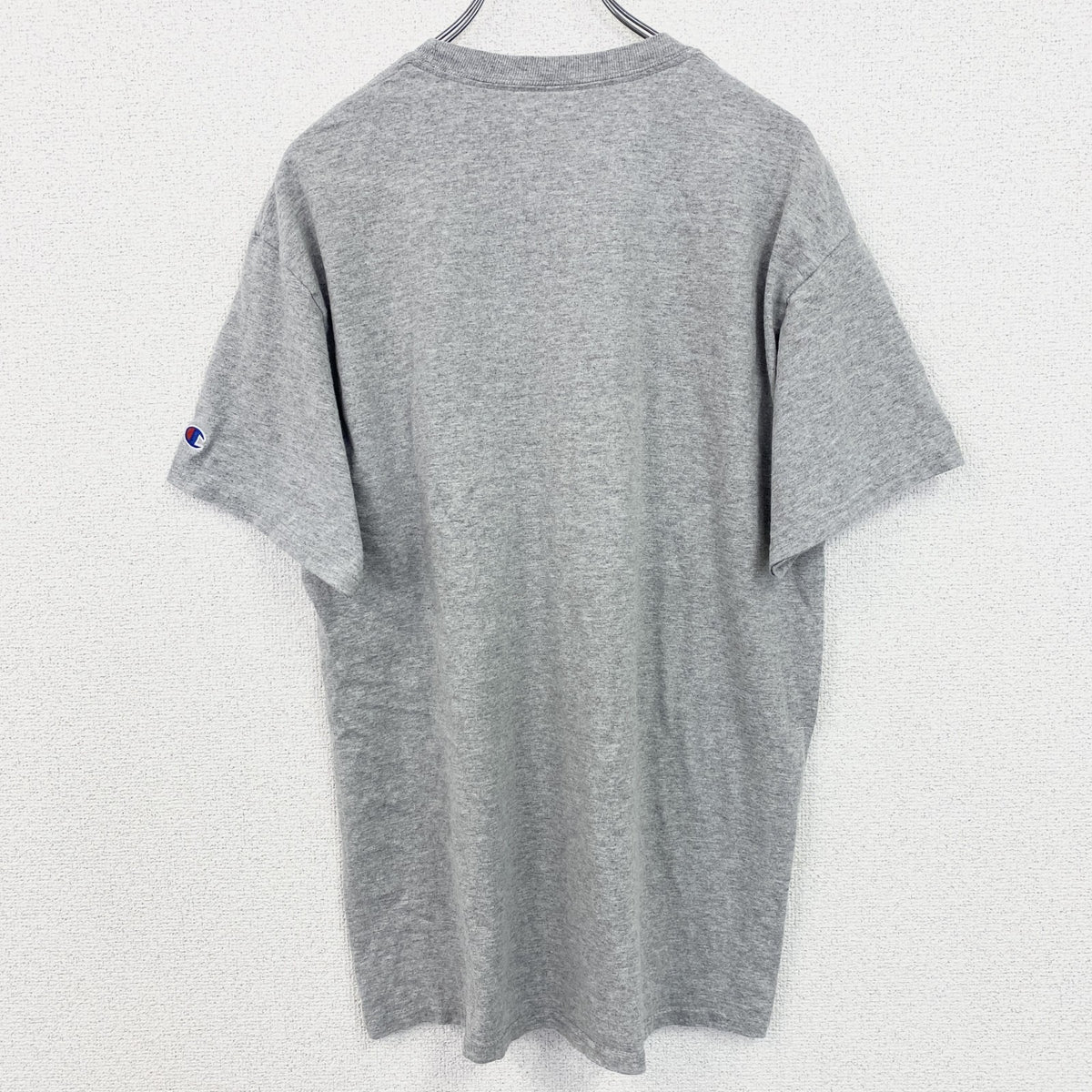 Champion　チャンピオン　半袖クルーネックプリントＴシャツ　シアトル　サッカー　グレー　灰色　Lサイズ　古着