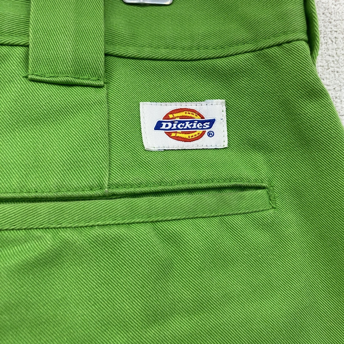 Dickies　ディッキーズ　ワークショートパンツ　ハーフパンツ/ショートパンツ　黄緑　ライトグリーン　古着