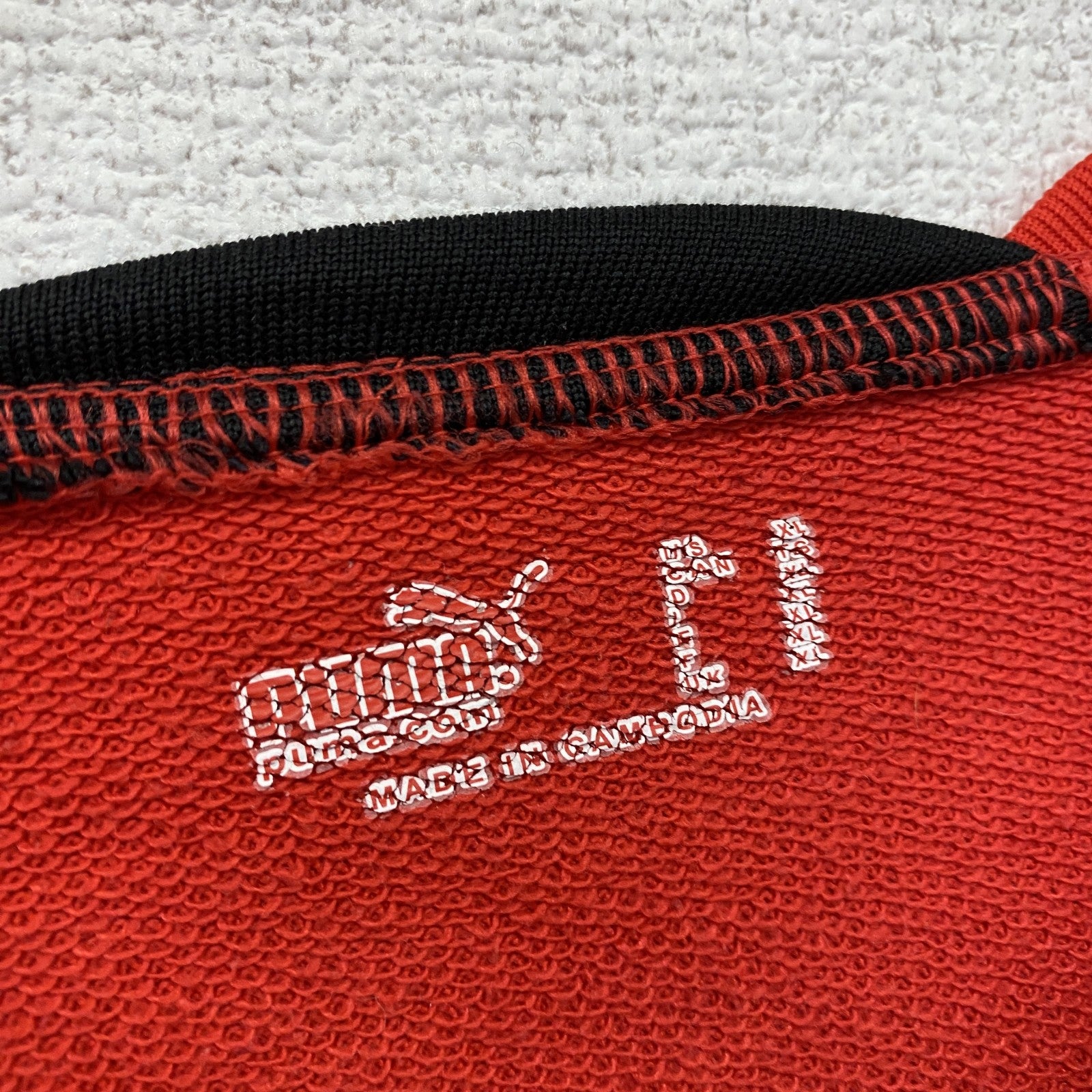 PUMA　プーマ　スウェット/トレーナー　赤　レッド　XLサイズ　古着