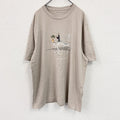 Abercrombie＆Fitch　アバクロンビー＆フィッチ　半袖プリントTシャツ　ベージュ　XXLサイズ　古着