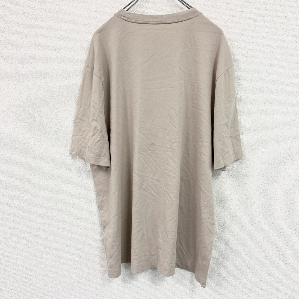 Abercrombie＆Fitch　アバクロンビー＆フィッチ　半袖プリントTシャツ　ベージュ　XXLサイズ　古着