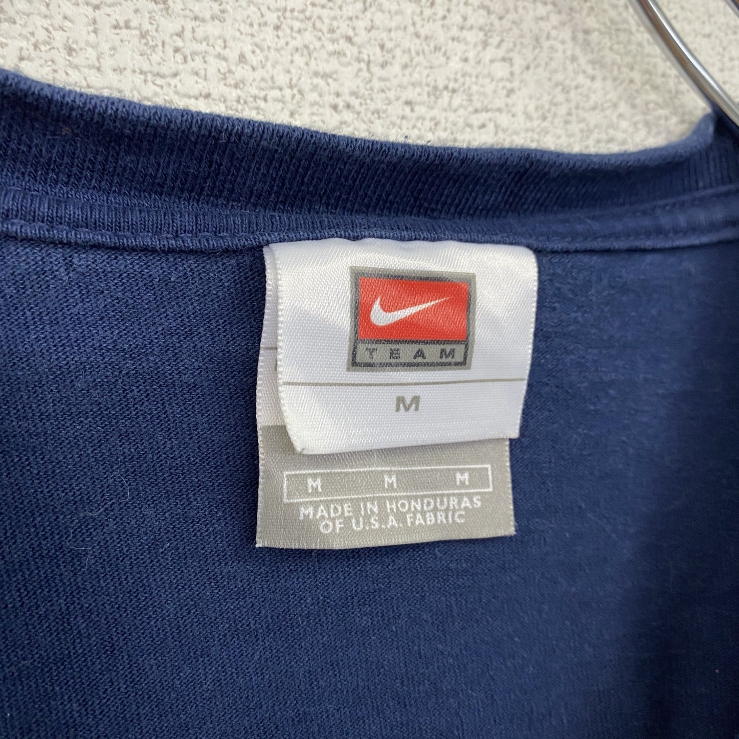古着 used　NIKE　ナイキ　半袖クルーネックプリントＴシャツ　ミルウォーキーブルワーズ　野球　ネイビー　Lサイズ