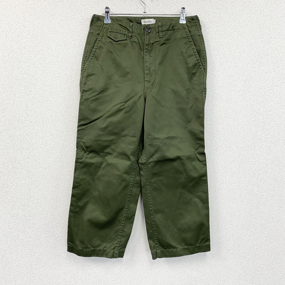 Steven Alan　スティーブンアラン　チノパンツ　カーキ　Sサイズ　古着