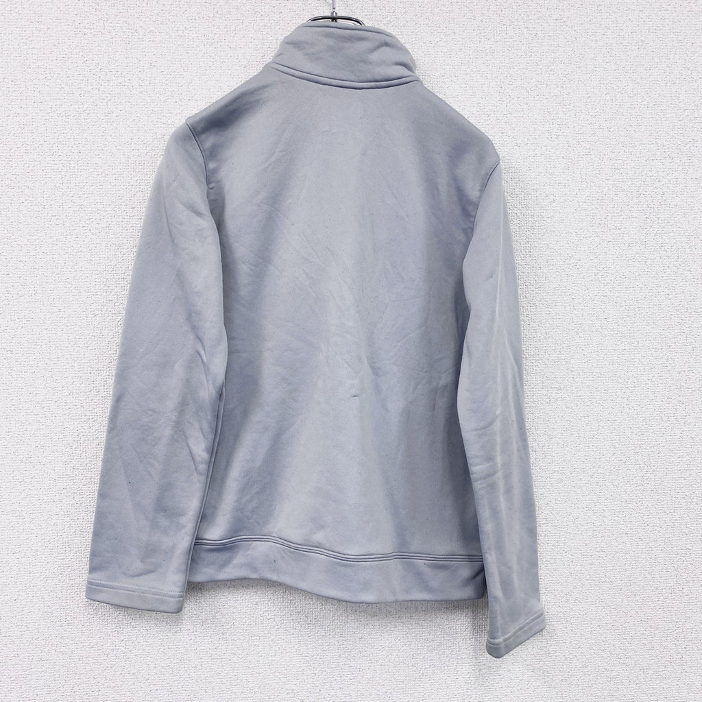 NIKE　ナイキ　トラックジャケット/ジャージ　デカロゴ　灰色　グレー　Lサイズ　古着