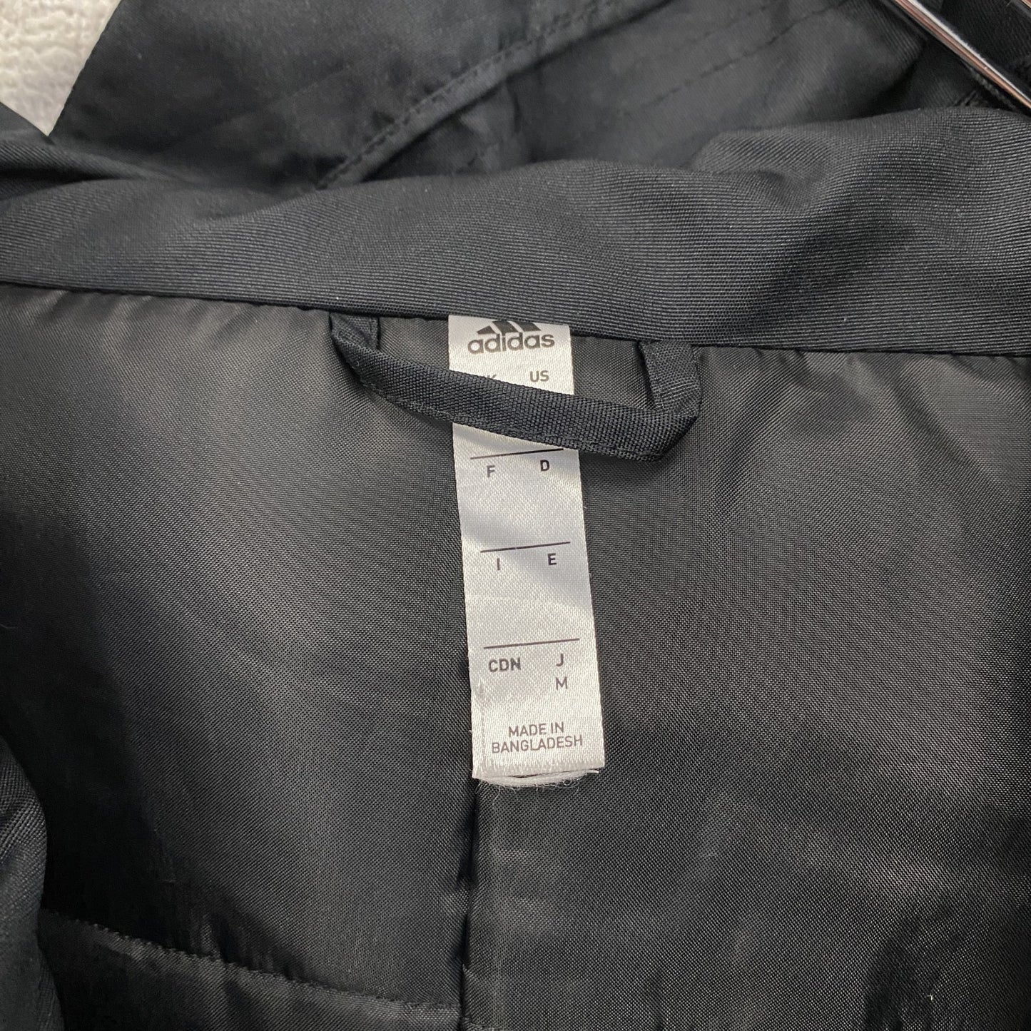 adidas　アディダス　CONDIVO18スタジアムパーカー　ベンチコート　黒　ブラック　Mサイズ