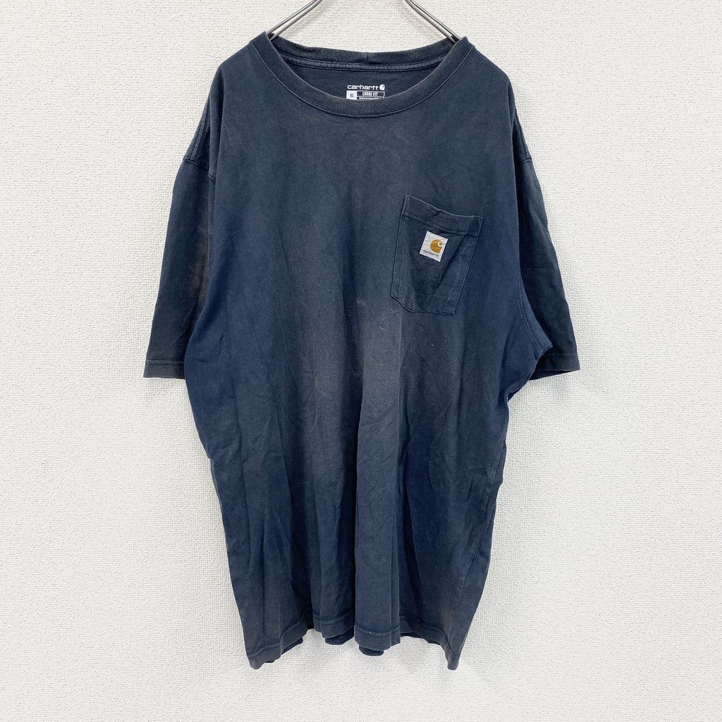 Carhartt　カーハート　半袖Tシャツ　黒　ブラック　XLサイズ　古着