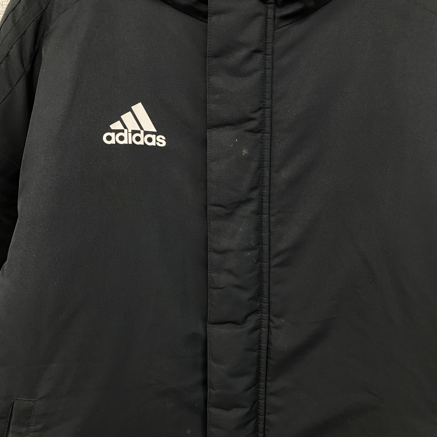 adidas　アディダス　CONDIVO18スタジアムパーカー　ベンチコート　黒　ブラック　Mサイズ