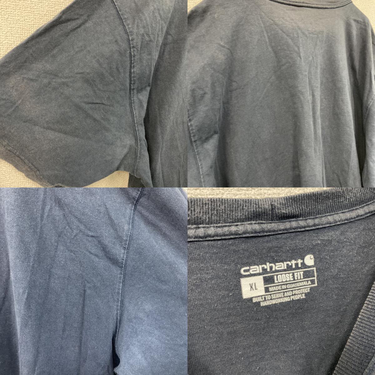 Carhartt　カーハート　半袖Tシャツ　黒　ブラック　XLサイズ　古着