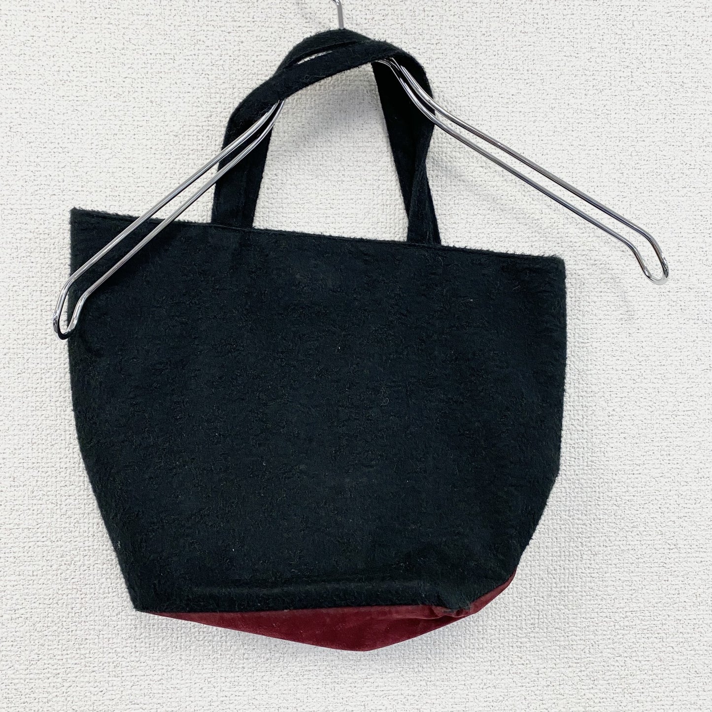 FEILER　フェイラー　ハンドバッグ　花柄　黒　ブラック