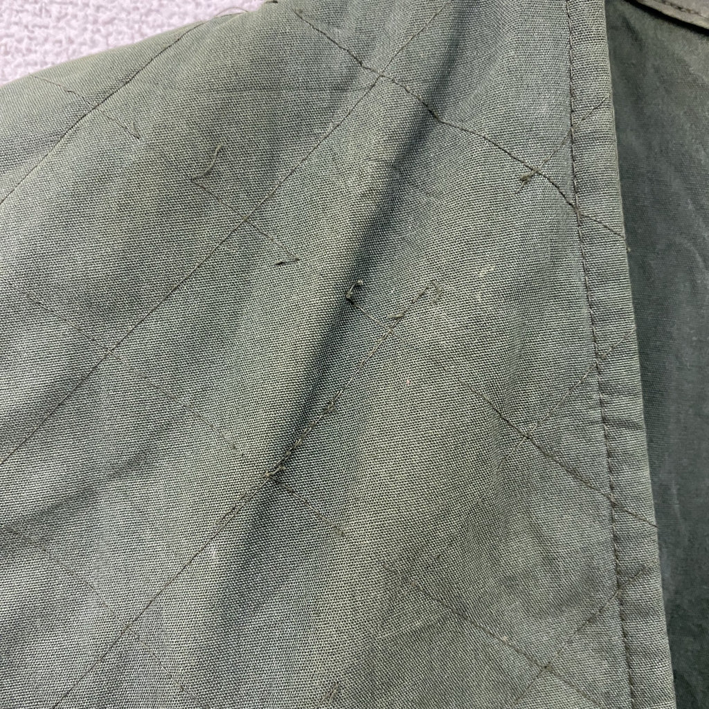 ハンティングベスト　カーキグリーン　40サイズ　古着