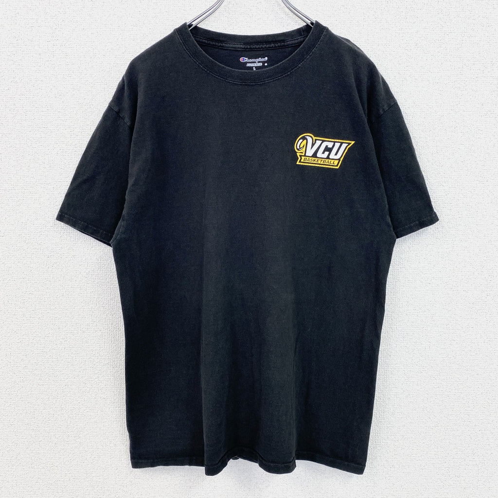 Champion　チャンピオン　半袖カレッジプリントＴシャツ　バスケットボール　大学　黒　ブラック　Lサイズ　古着