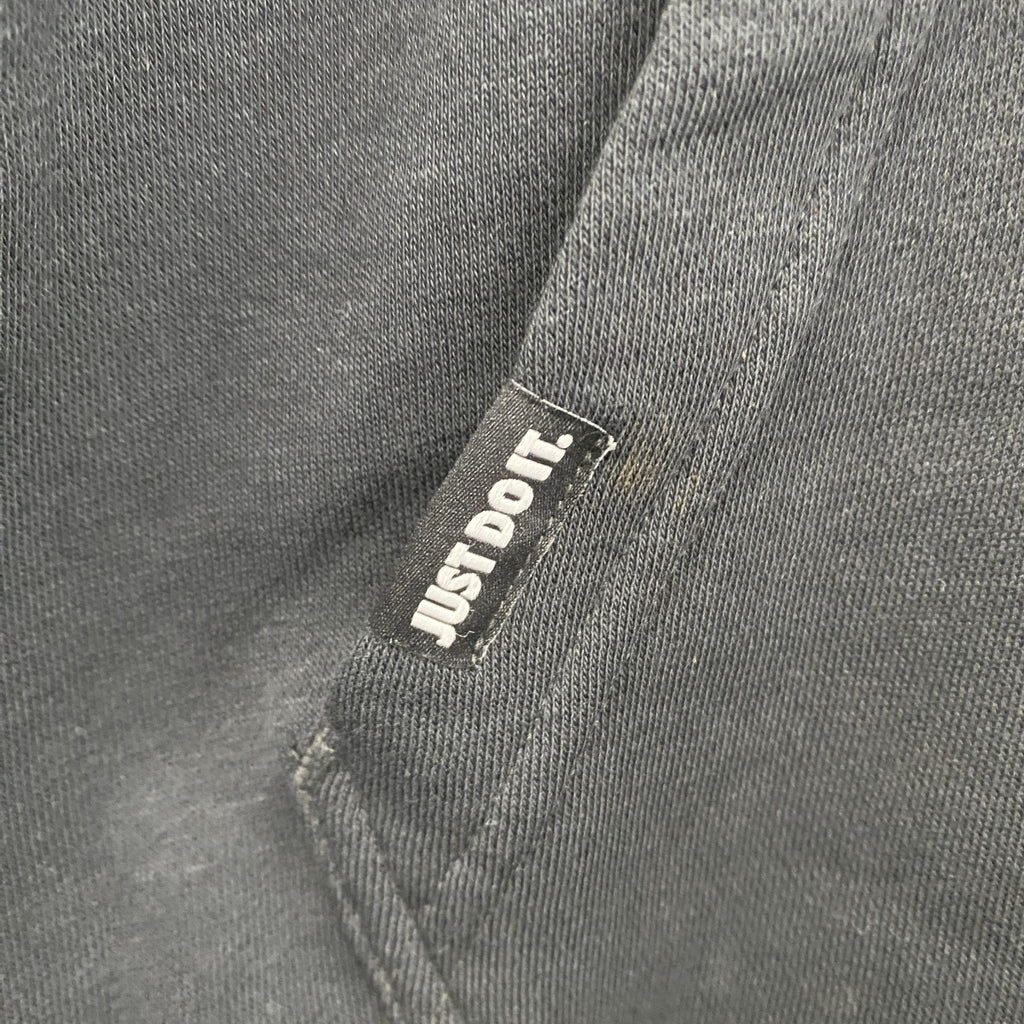NIKE　ナイキ　フルジップスウェットパーカー/フーディー　JUST DO IT　スウッシュ　黒　ブラック　Lサイズ　古着