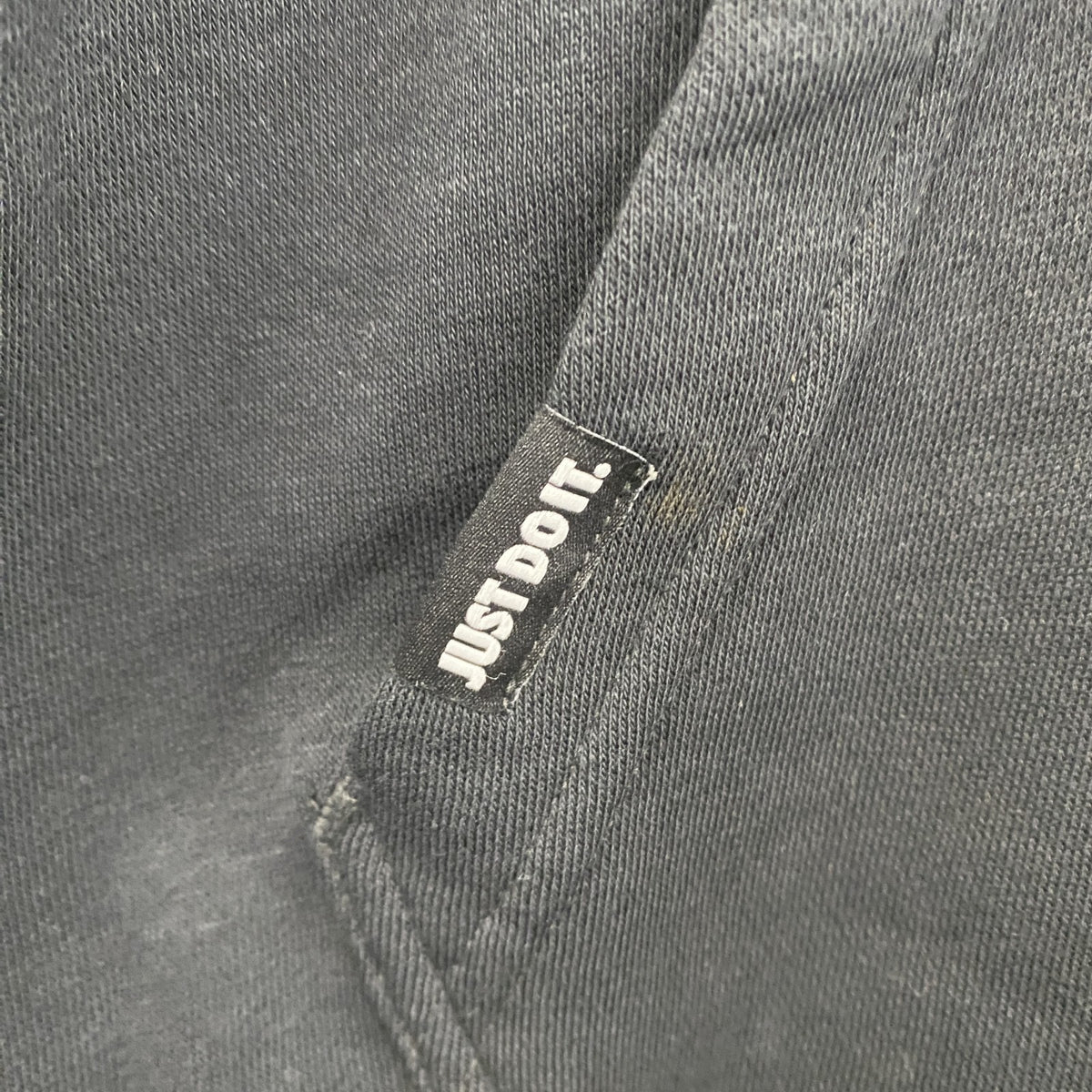 NIKE　ナイキ　フルジップスウェットパーカー/フーディー　JUST DO IT　スウッシュ　黒　ブラック　Lサイズ　古着