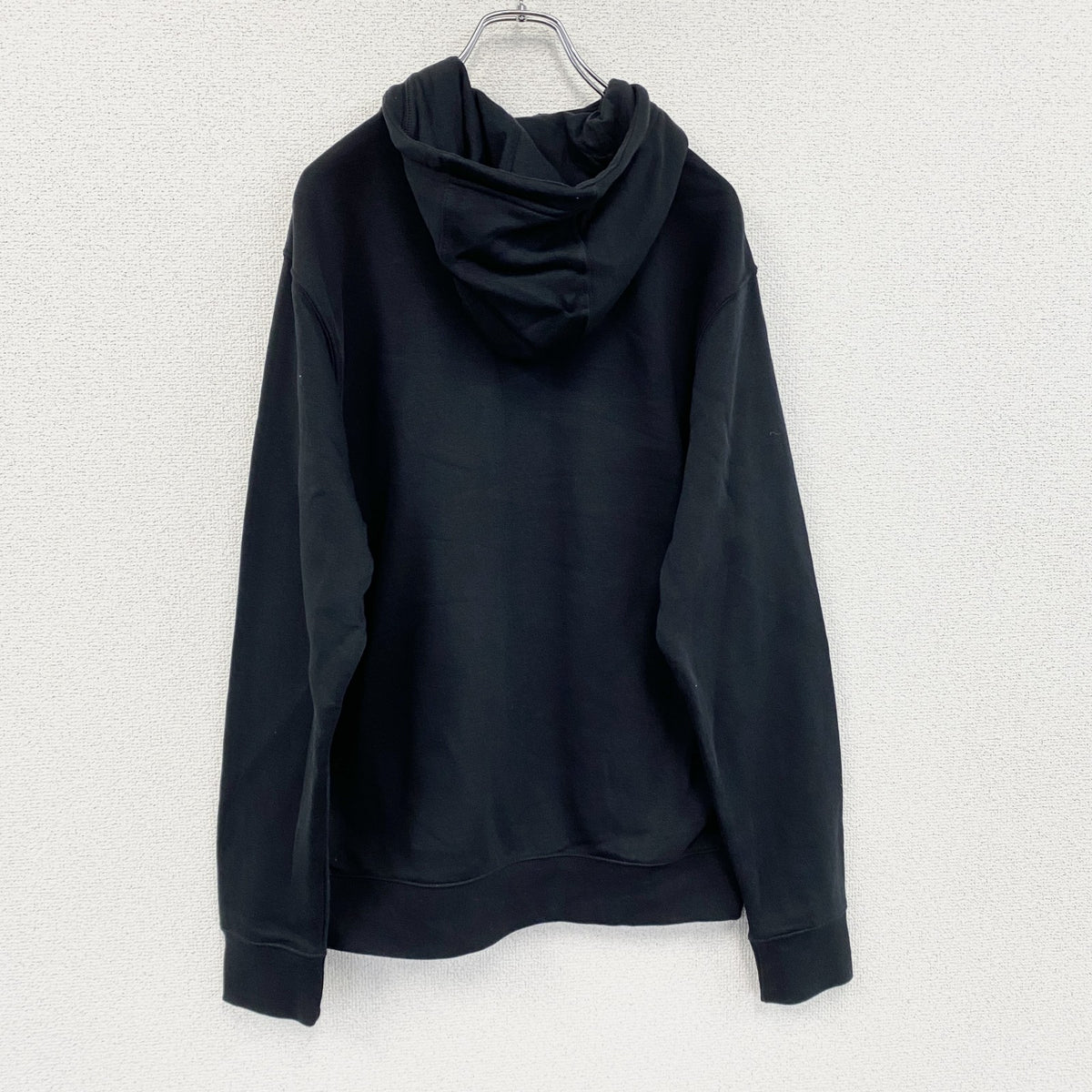 NIKE　ナイキ　フルジップスウェットパーカー/フーディー　JUST DO IT　スウッシュ　黒　ブラック　Lサイズ　古着