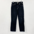 Levi’s RED　リーバイスレッド　LOOSE STRAIGHT　デニムパンツ/ジーンズ　黒　ブラック　24サイズ　古着