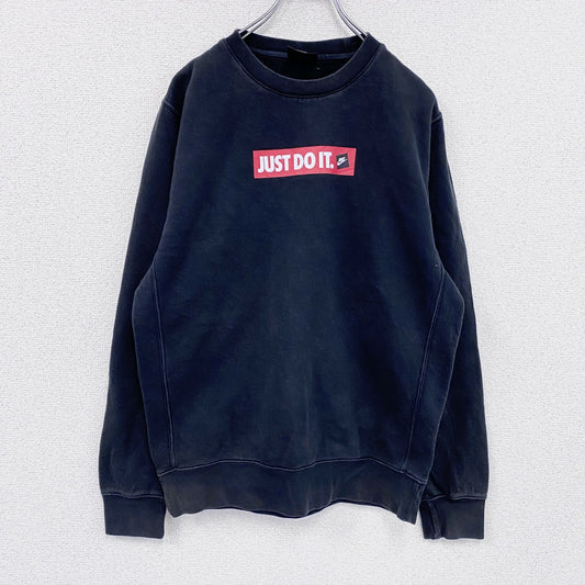 NIKE　ナイキ　スウェット/トレーナー　JUST DO IT　黒　ブラック　Sサイズ
