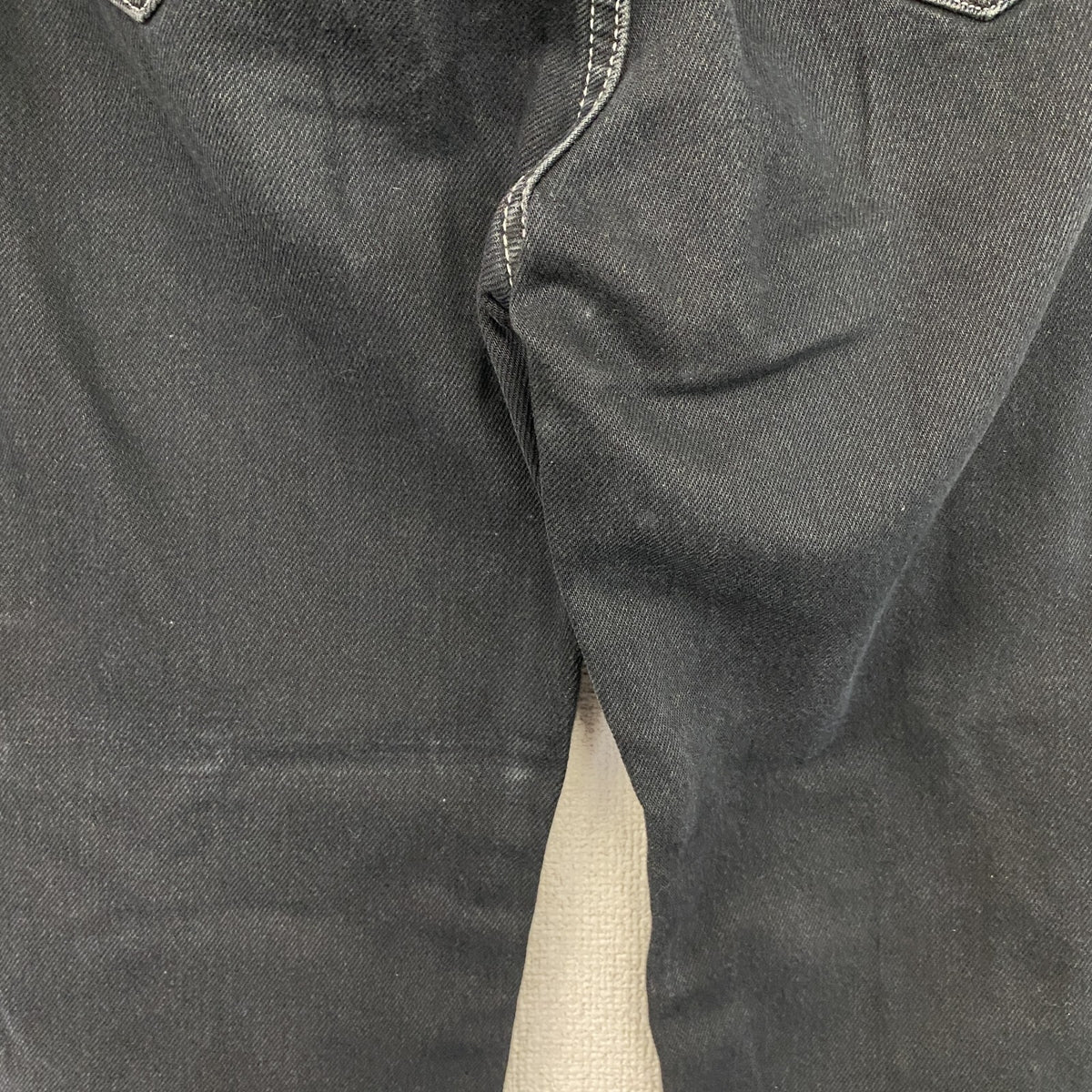 Levi’s RED　リーバイスレッド　LOOSE STRAIGHT　デニムパンツ/ジーンズ　黒　ブラック　24サイズ　古着