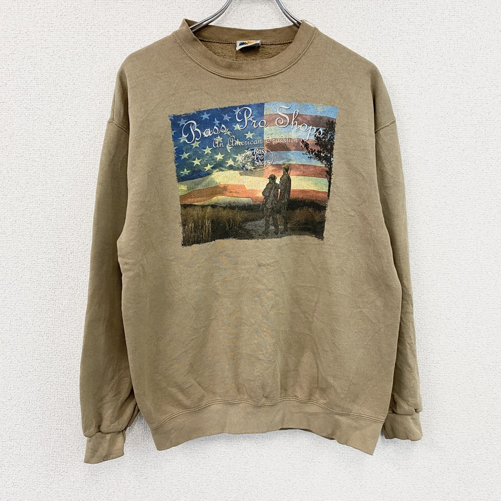 Bass Pro Shops　スウェット/トレーナー　茶色　ブラウン　古着