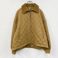UNIQLO C　ユニクロ シー　パフテックブルゾン　キルティングジャケット　中綿入り　茶色　ブラウン　Mサイズ　古着