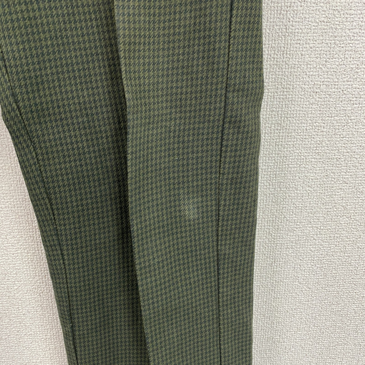 Dickies　ディッキーズ　チノパン　ワークパンツ　千鳥格子　緑　グリーン　32サイズ　古着