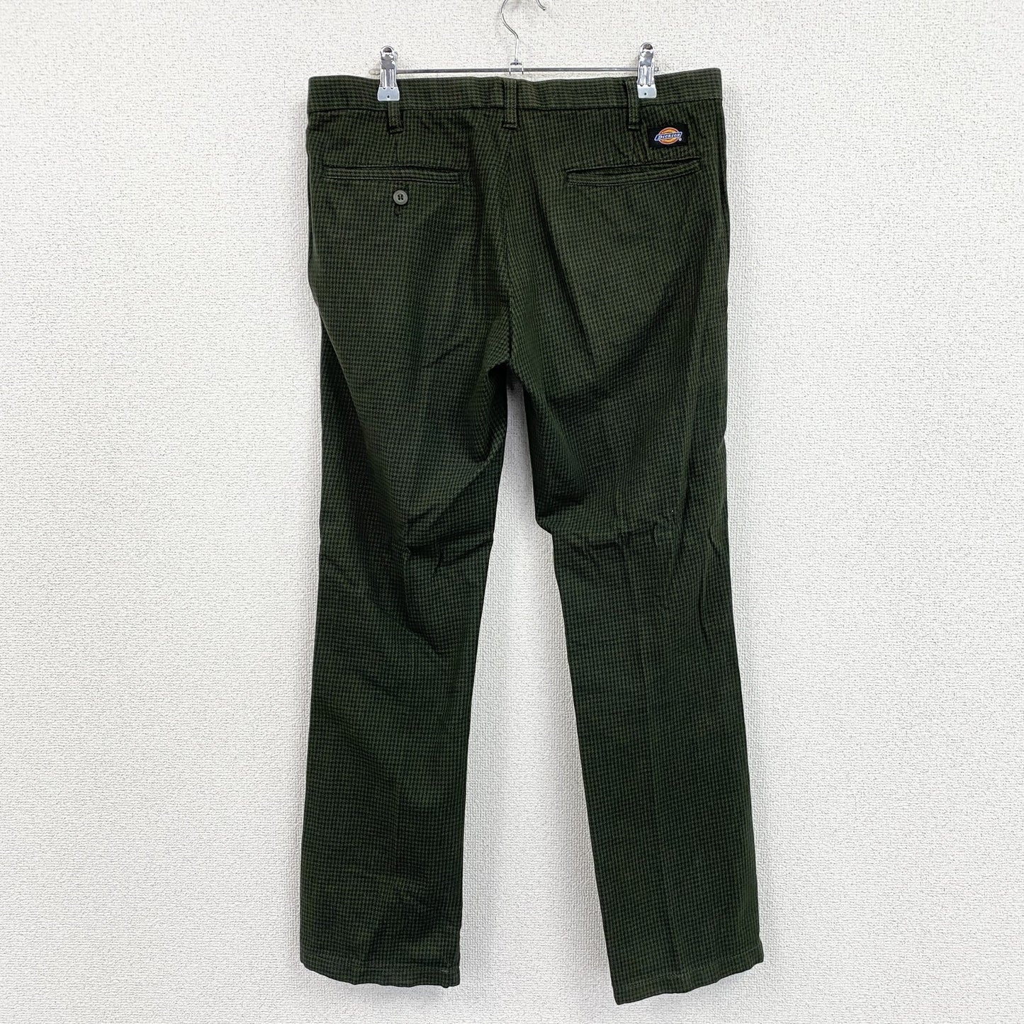 Dickies　ディッキーズ　パンツ　千鳥格子　緑　グリーン　32サイズ