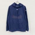 UNDER ARMOUR　アンダーアーマー　スウェットパーカー/フーディー　刺ロゴ　紺　ネイビー　Lサイズ　古着