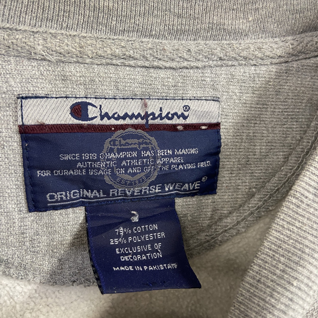 00s　Champion　チャンピオン　オリジナルリバースウィーブ　スウェット/トレーナー　ヘビーウエイト　灰色　グレー　Sサイズ　古着