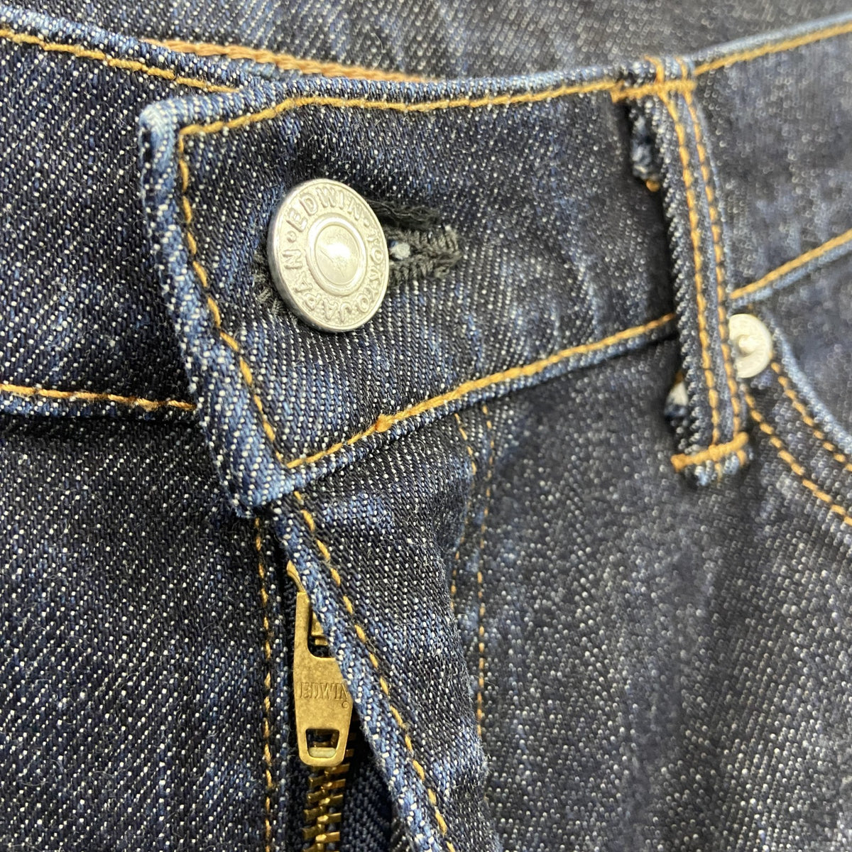 EDWIN　エドウィン　デニムパンツ/ジーンズ　ジップフライ　インディゴ　34サイズ　古着