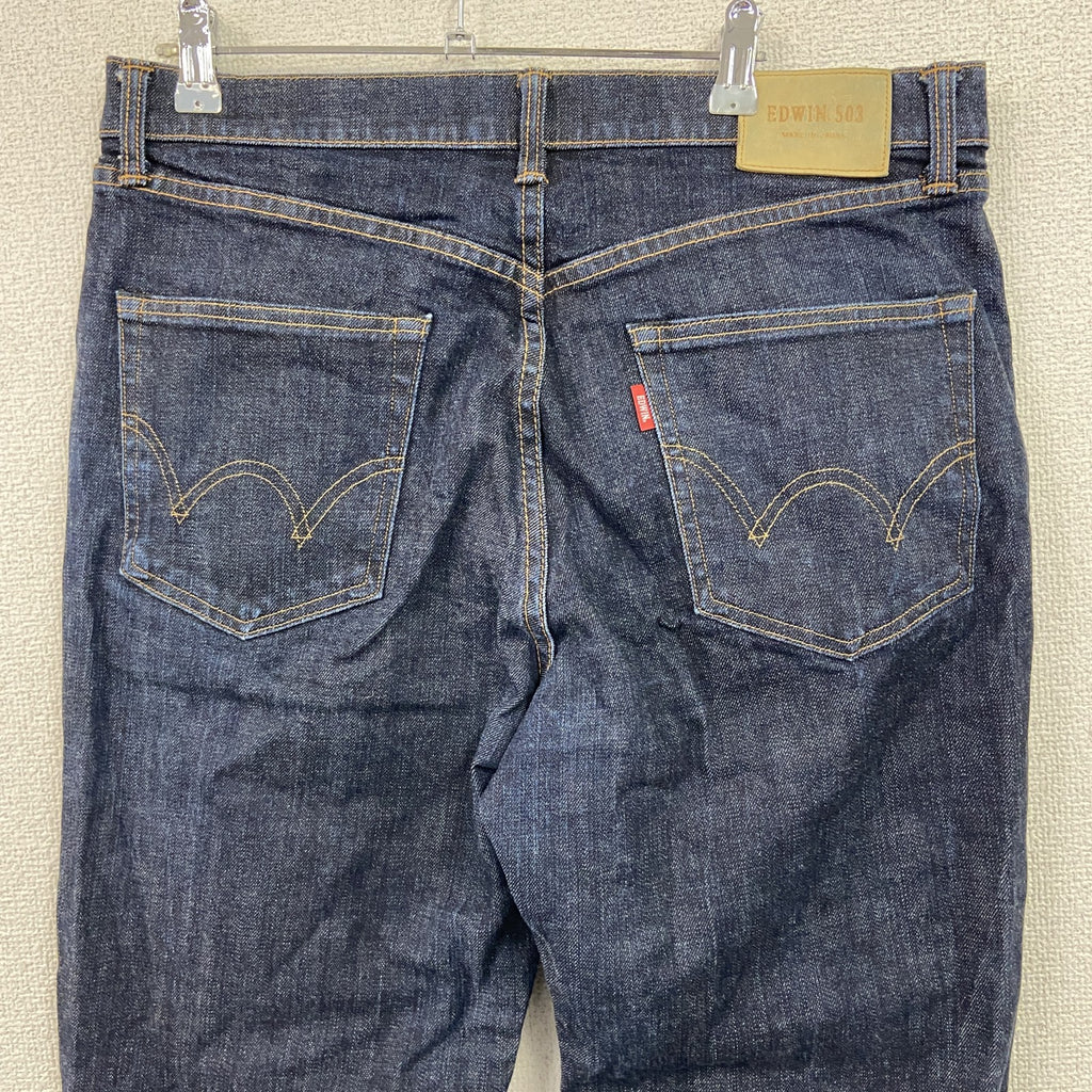 EDWIN　エドウィン　デニムパンツ/ジーンズ　ジップフライ　インディゴ　34サイズ　古着
