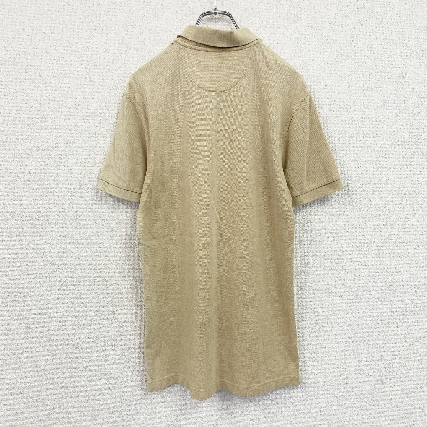 Brooks Brothers　ブルックスブラザーズ　半袖ポロシャツ　ベージュ　Mサイズ