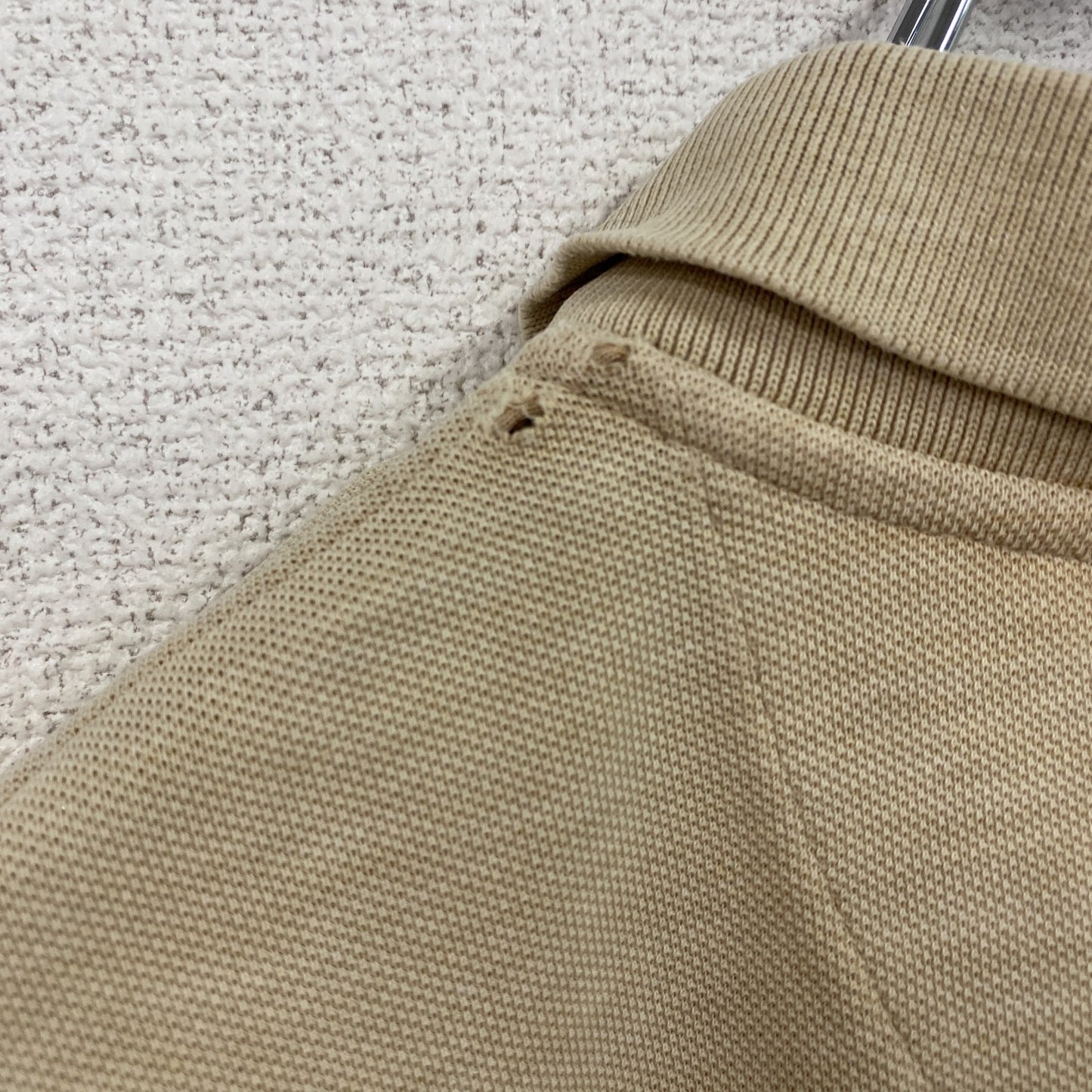Brooks Brothers　ブルックスブラザーズ　半袖ポロシャツ　ベージュ　Mサイズ