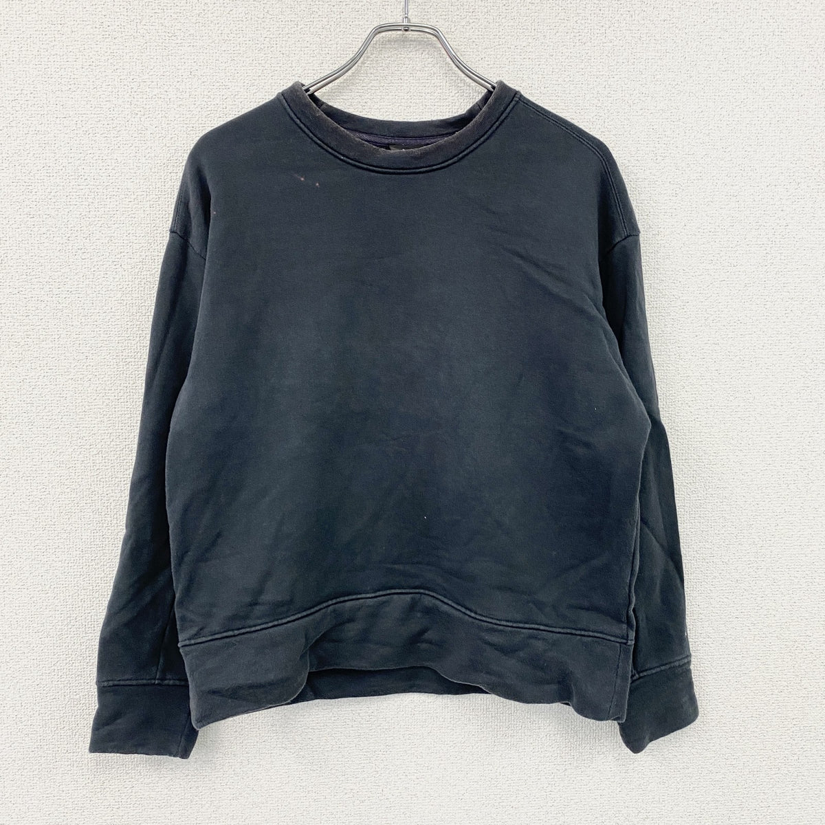 A.P.C.　アーペーセー　スウェット/トレーナー　無地　黒　ブラック　Sサイズ　古着