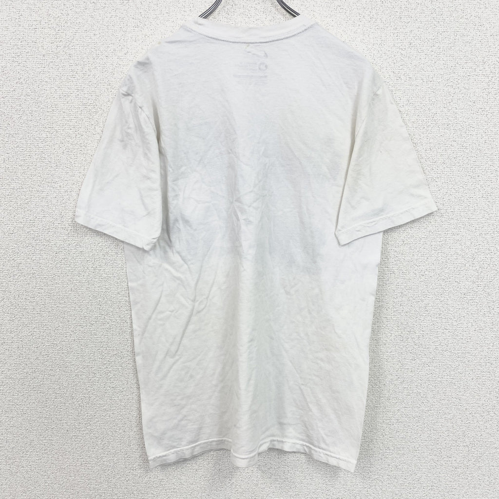 NIKE　ナイキ　メキシコ製　半袖英語プリントＴシャツ　クルーネック　白　ホワイト　Mサイズ　古着