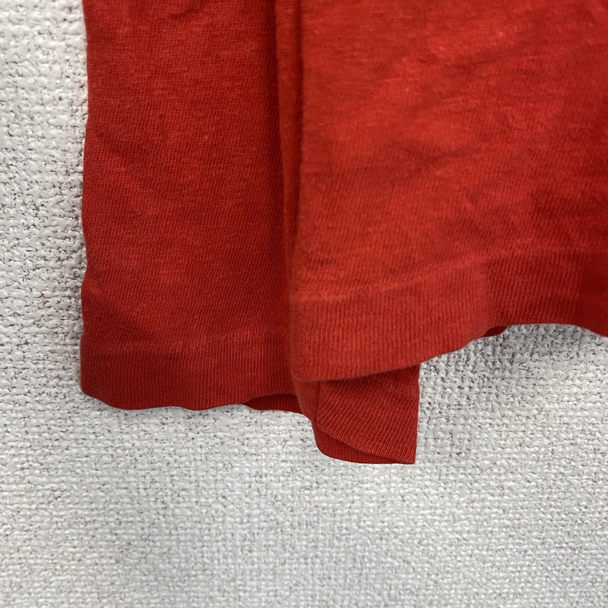 90s　MICHIKO LONDON KOSHINO　コシノミチコ　ミチコロンドン　長袖Tシャツ　赤　レッド　　ヴィンテージ　古着