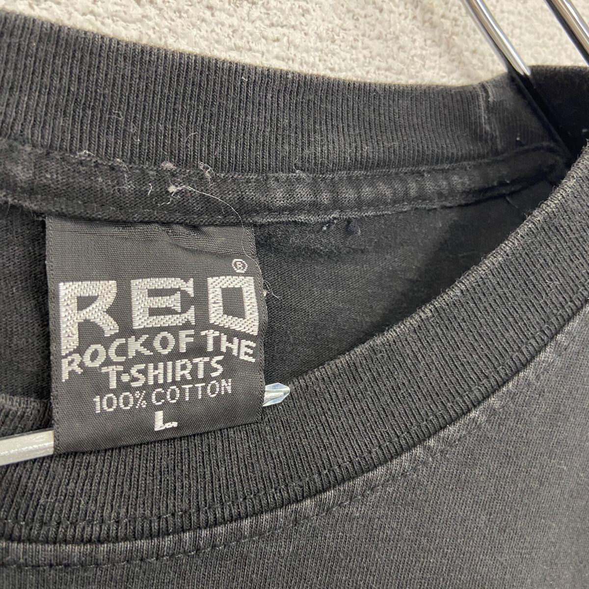 RED　LED ZEPPELIN　レッドツェッペリン　半袖バンドプリントTシャツ　両面プリント　黒　ブラック　Lサイズ
