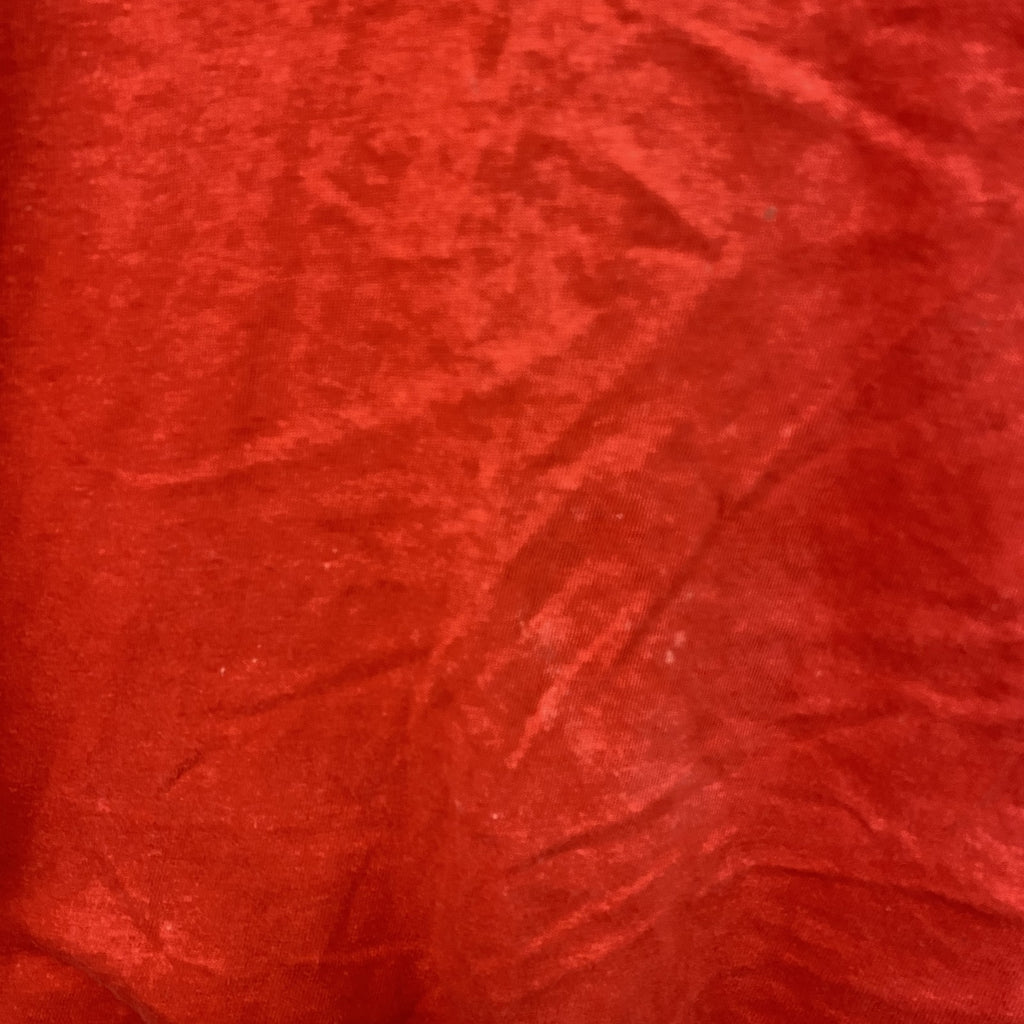 90s　MICHIKO LONDON KOSHINO　コシノミチコ　ミチコロンドン　長袖Tシャツ　赤　レッド　　ヴィンテージ　古着