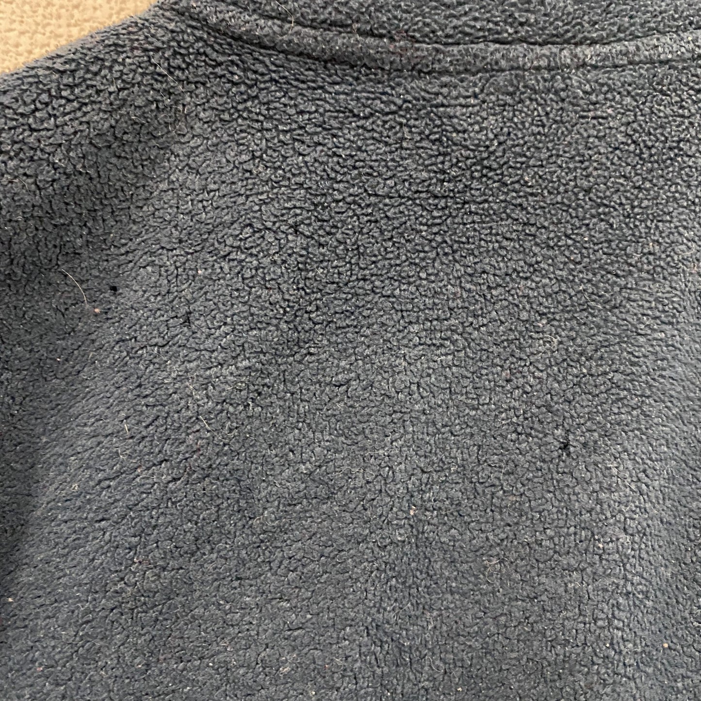 90s　adidas　アディダス　フリースジャケット/ボアジャケット　パフォーマンスロゴ　ヴィンテージ　紺　ネイビー　Mサイズ