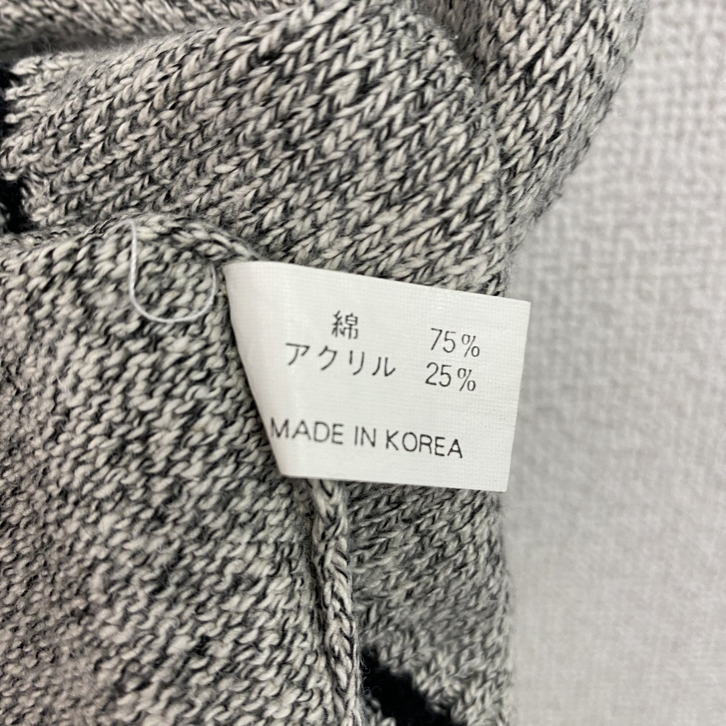 bitch ビッチ　半袖ニット　Vネック　灰色　グレー　Lサイズ