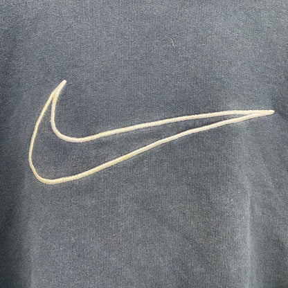 NIKE　ナイキ　スウェット/トレーナー　デカロゴ　スウッシュ　紺　ネイビー