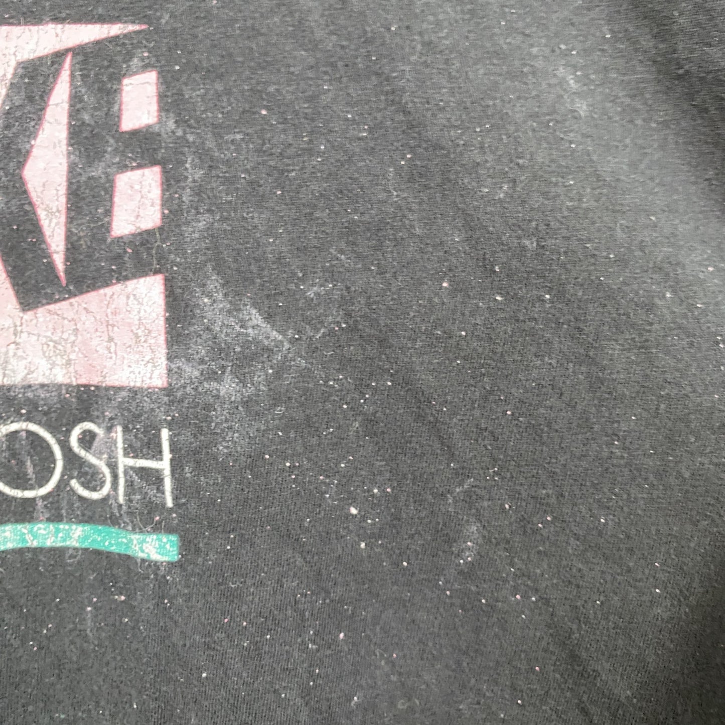 古着 used　NIKE　ナイキ　半袖ロゴプリントＴシャツ　クルーネック　SWOOSH　黒　ブラック　Lサイズ