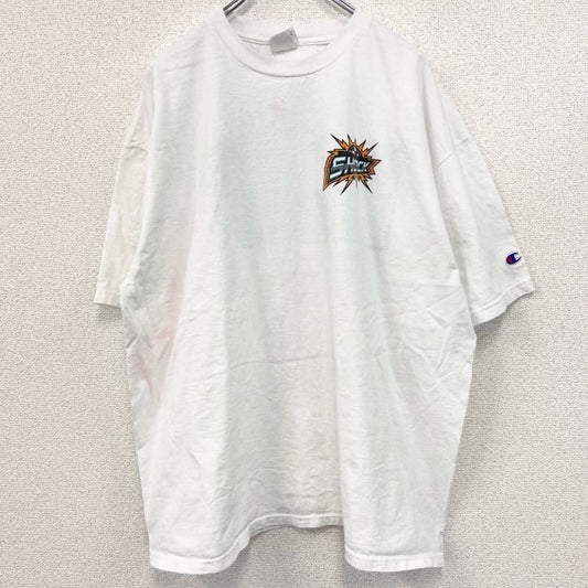 古着 used　champion　チャンピオン　WNBA　半袖プリントTシャツ　女子バスケットボール　2XLサイズ